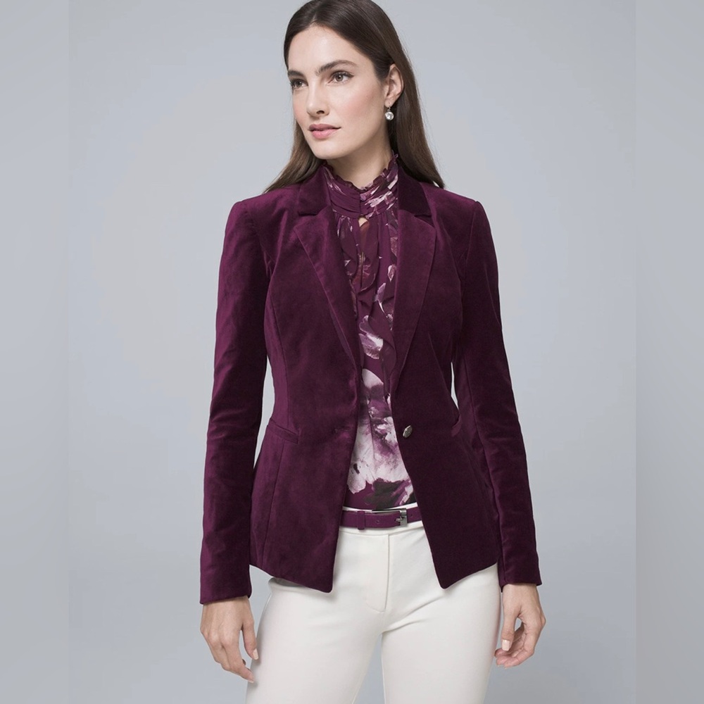 WHBM BNWT velvet jacket